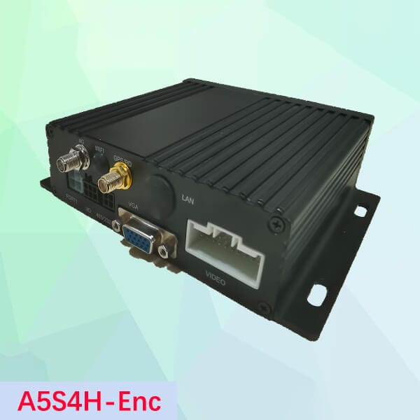 The Data encrypted DVR 4CH SD AHD 1080P 4G GPS Model No A5S4H-Enc